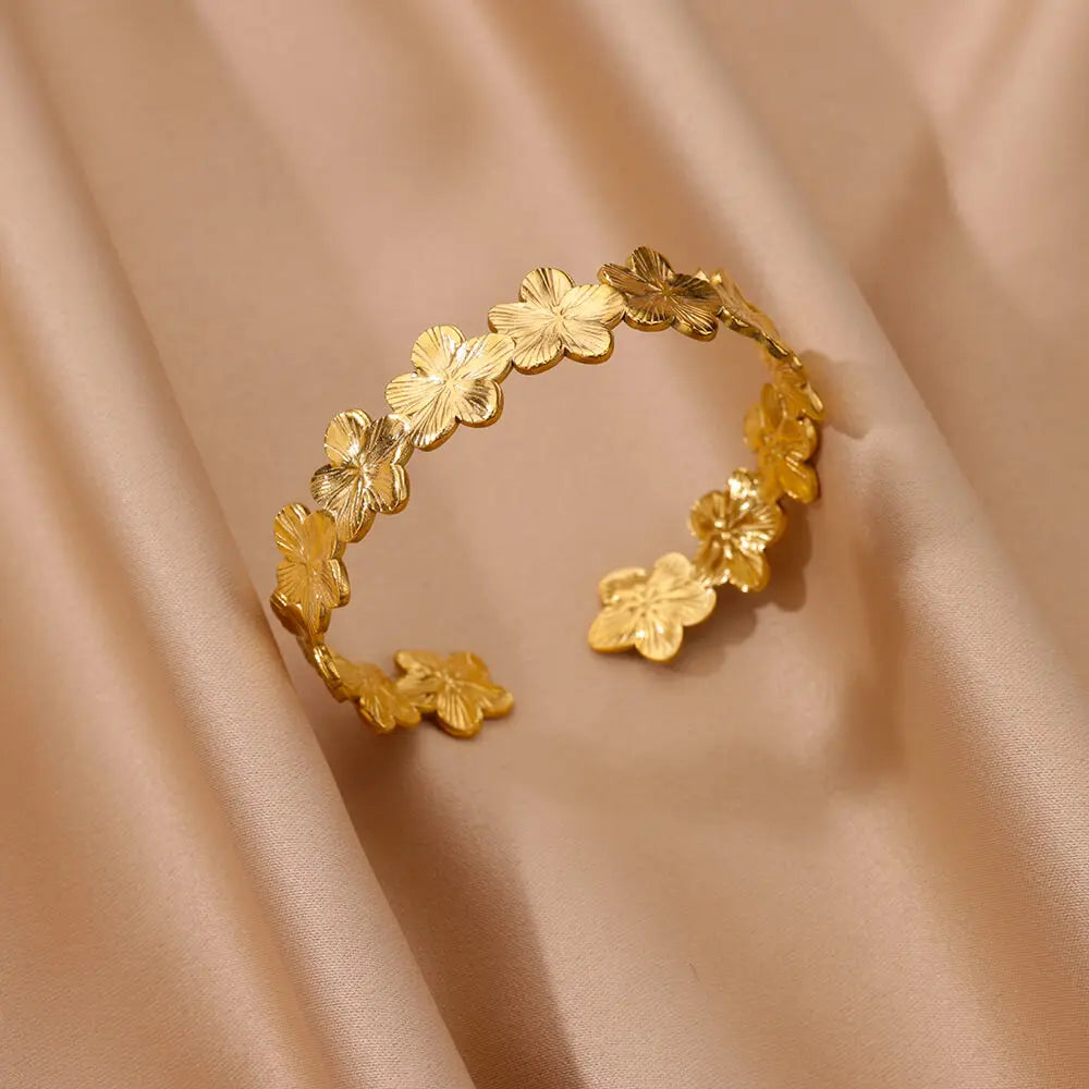 Flower Bracelet Bangle