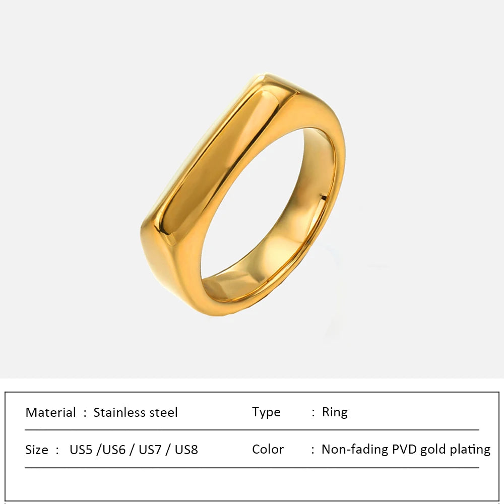 Brightique 18K Gold-Plated Cocktail Ring