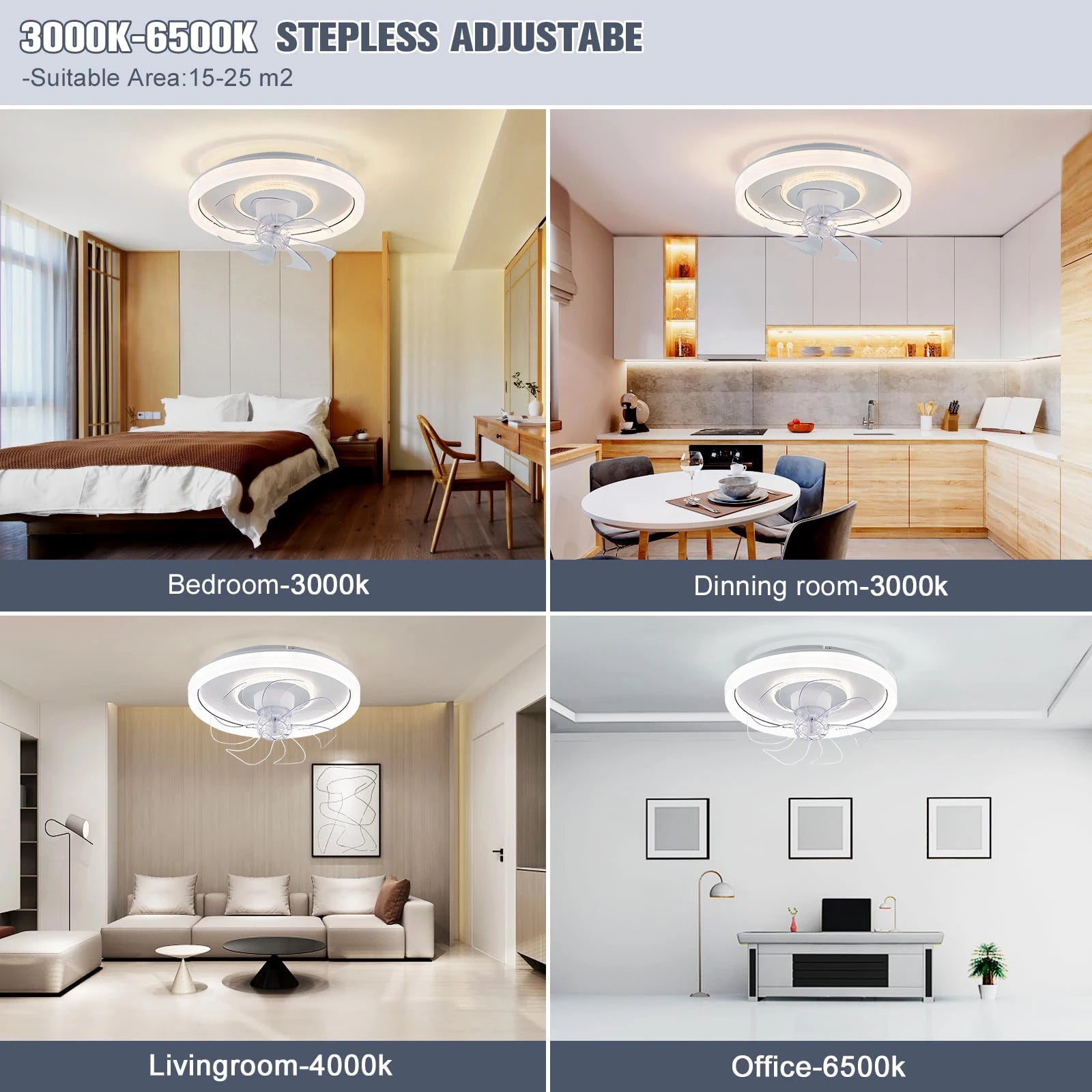 Smart Ceiling Fan Fans With Lights