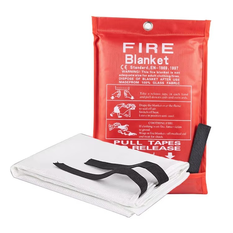 Fire Suppression Blankets Emergency Fiberglass Fireproof Blanket for Kitchen Home Camping Grill Car Office Warehouse Fireplace